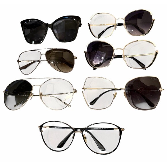 Designer Sunglasses Frames Mixed Repair Lot, 7 Pairs Tom Ford Ferragamo Pucci main image 5